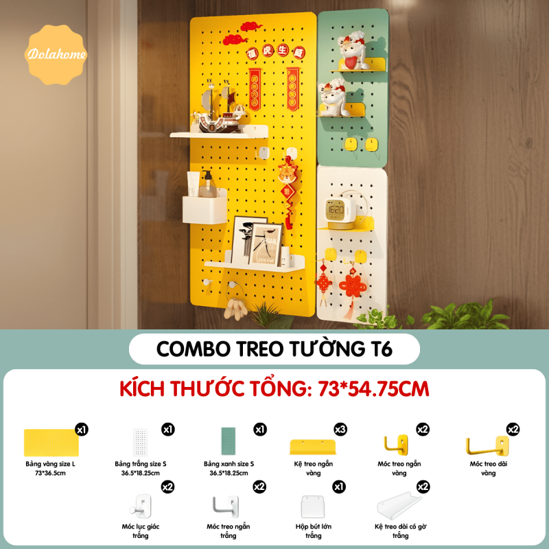 Combo Pegboard Decor - T6