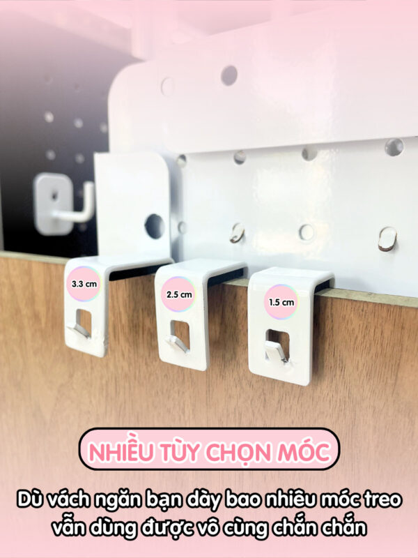 Phù hợp nhiều loại vách ngăn khác nhau
