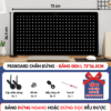 Pegboard chân đứng 73x36.5cm đen