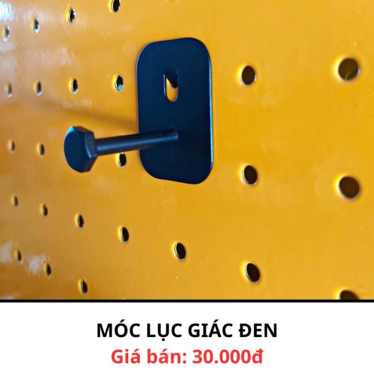 Móc lục giác đen