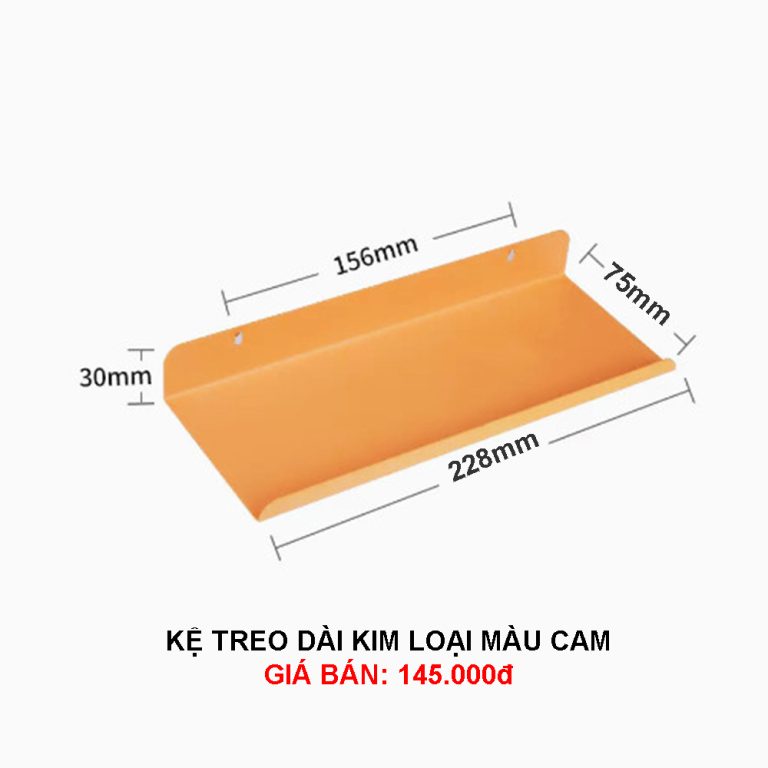 Kệ treo dài cam