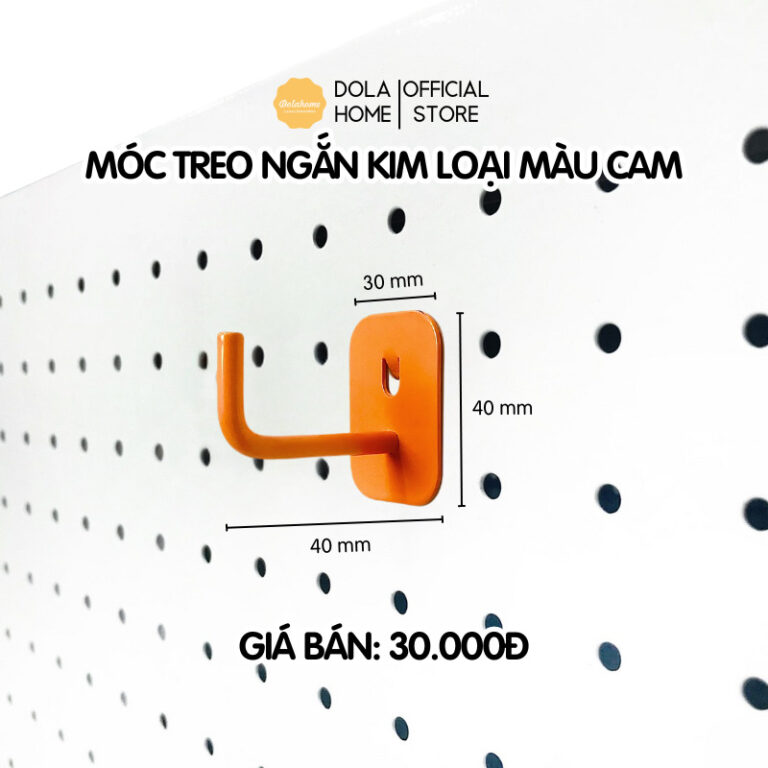 Móc treo ngắn cam