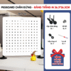 Pegboard chân đứng 36.5x36.5cm trắng
