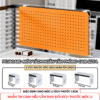 Pegboard móc U vách ngăn - L cam
