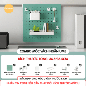 Combo Pegboard móc U vách ngăn - UM3