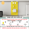 Combo Pegboard móc U vách ngăn - US2