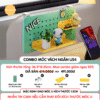 Combo Pegboard móc U vách ngăn - US4