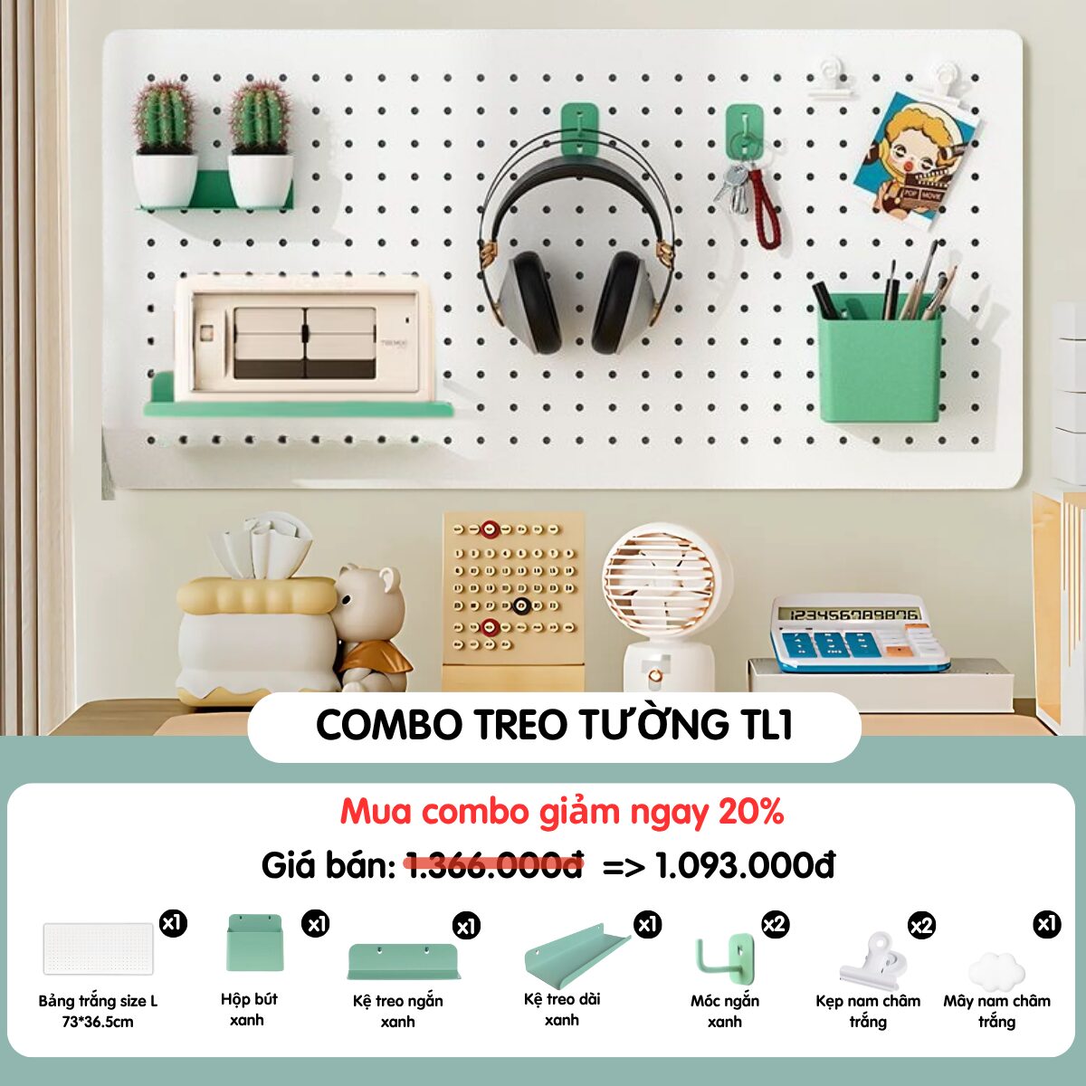 Combo bảng treo tường TL1