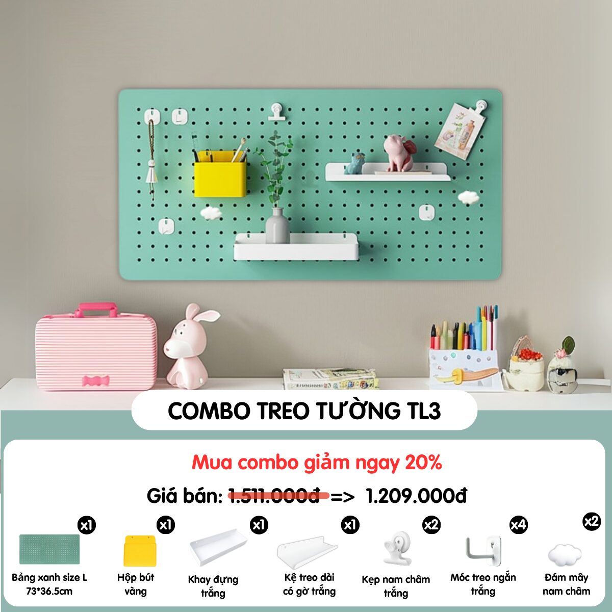 Combo bảng treo tường TL3