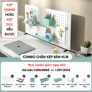 Combo Pegboard kẹp bàn - KL1