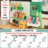 Combo Pegboard kẹp bàn - K2