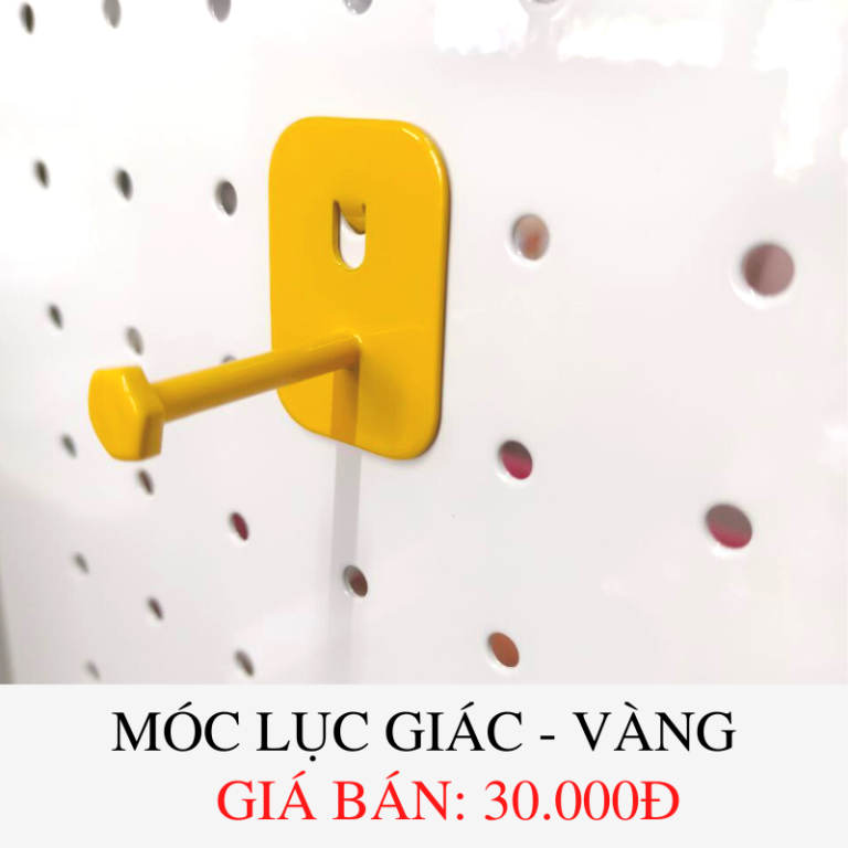 Móc lục giác vàng