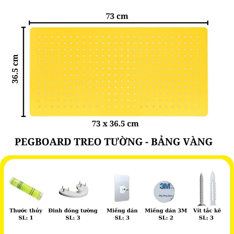 Vàng - KT 73x36.5cm