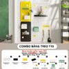 Combo Pegboard Decor Kim Loại Treo Tường Dola Home - T10