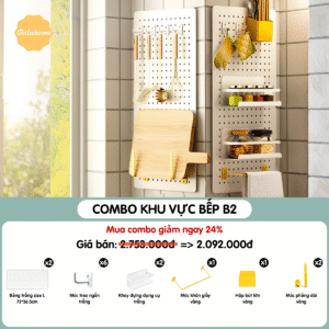 Combo Pegboard khu vực bếp - B2