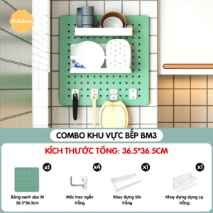 Combo Pegboard khu vực bếp - BM3