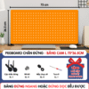 Pegboard chân đứng 73x36.5cm cam