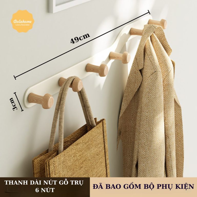 Dài 6 nút trụ trắng