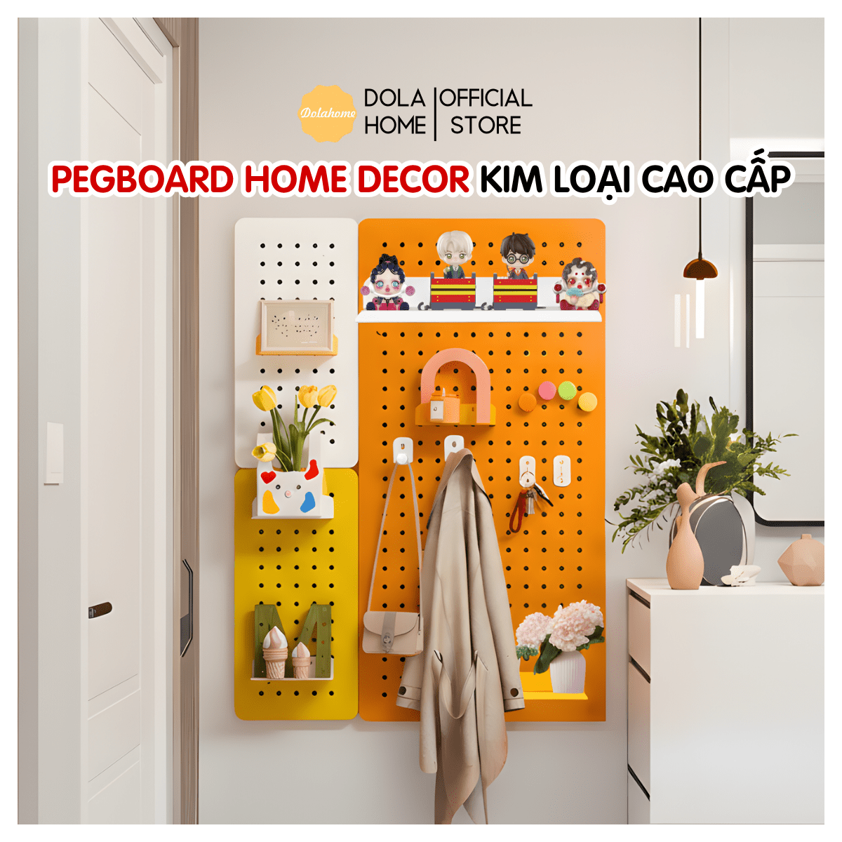 Pegboard Home Decor