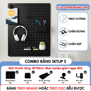 Combo Pegboard 52*42cm - Setup 2