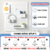 Combo Pegboard 52*42cm - Setup 3