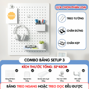 Combo Pegboard 52*42cm - Setup 3