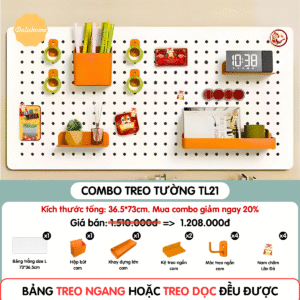 Combo Pegboard treo tường - TL21