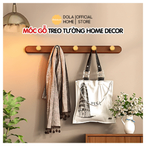 Móc Treo Tường Gỗ Tự Nhiên Dola Home
