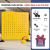 Pegboard chân đứng 36.5x36.5cm vàng