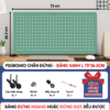 Pegboard chân đứng 73x36.5cm xanh mint