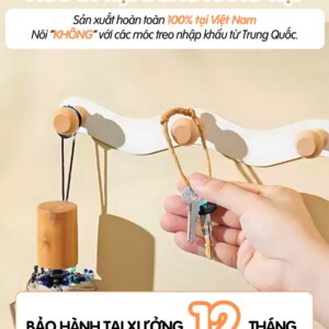 móc treo sản xuất tại Việt Nam, đầu móc gỗ treo chìa khóa
