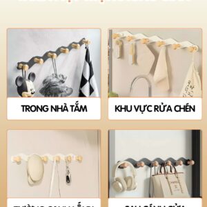 móc treo gắn tại nhà tắm, bếp, lối đi, sau cánh cửa