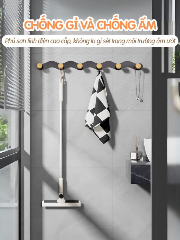 móc treo tường trong phòng tắm chống ẩm, chống rỉ