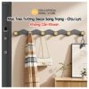 Móc treo tường decor sang trọng, chịu lực cao, không cần khoan đục, hợp mọi không gian hiện đại từ cửa ra vào đến phòng khách.