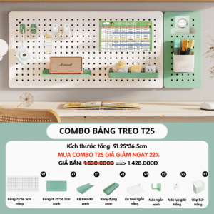 Combo Pegboard Decor - T25
