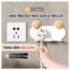 Móc treo hình ếch nhỏ gọn dán tường, treo củ sạc gọn gàng cạnh ổ điện, phù hợp decor cute cho nhà hiện đạ