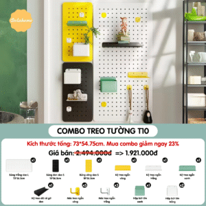 Combo Pegboard Decor - T10