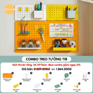 Combo Pegboard Decor - T18