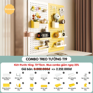 Combo Pegboard Decor - T19