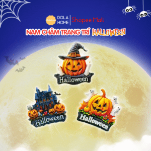 Bộ 3 Nam Châm Halloween Dola Home