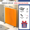 Pegboard kẹp bàn - Bảng 36.5*36.5cm cam