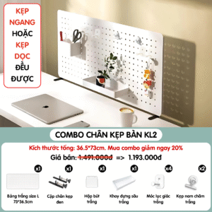 Combo Pegboard kẹp bàn - KL2