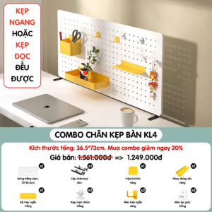 Combo Pegboard kẹp bàn - KL4