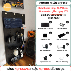 Combo Pegboard kẹp bàn - KL7