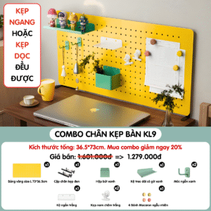 Combo Pegboard kẹp bàn - KL9