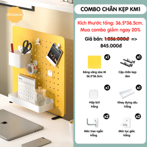 Combo Pegboard kẹp bàn - KM1