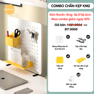 Combo Pegboard kẹp bàn - KM2