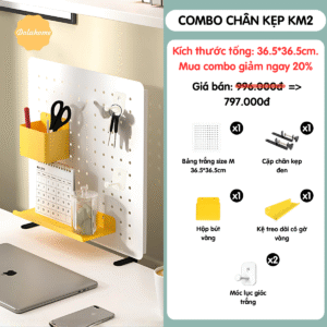 Combo Pegboard kẹp bàn - KM2