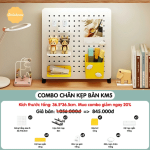Combo Pegboard kẹp bàn - KM5