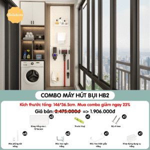 Combo Pegboard máy hút bụi - HB2